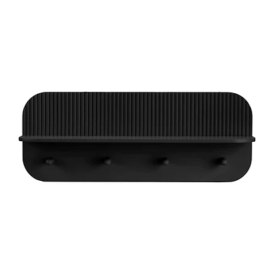 Wall Shelf with Hooks