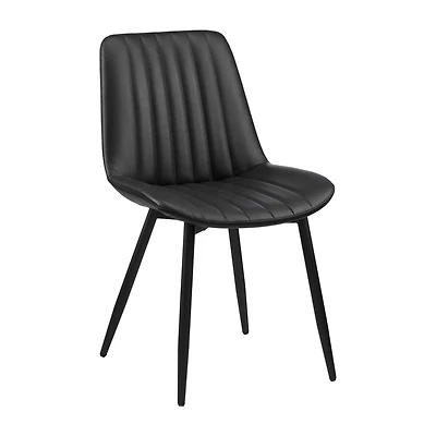 Fabric and Metal Dining Chair