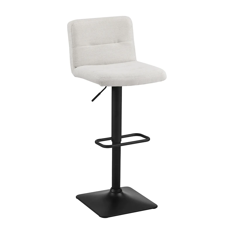 Adjustable Metal and Fabric Barstool