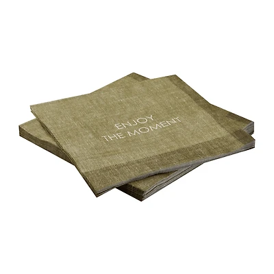 Enjoy The Moment Paper Napkins