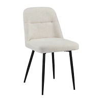 Fabric and Metal Dining Chair