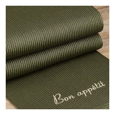 Olive Green Table Runner