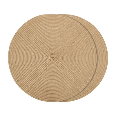 Set of 2 Round Placemats