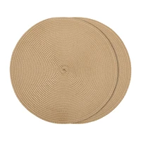 Set of 2 Round Placemats