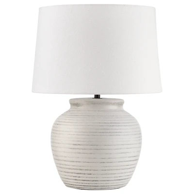 Round Ceramic Table Lamp