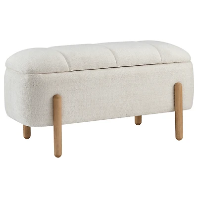 Padded Lift-Top Storage Bench