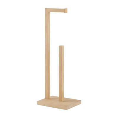 Dalton Natural Wood Toilet Paper Holder