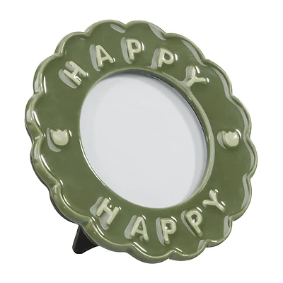 Green Wavy Edge Photo Frame