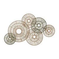 Natural & Green Paper Rope Wall Decor