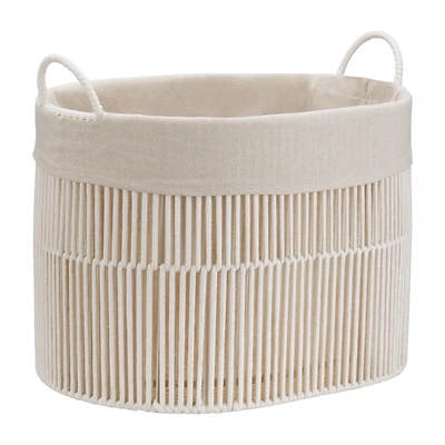 Oval Rope Storage Basket