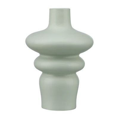 Sage Green Sculptural Decorative Vase