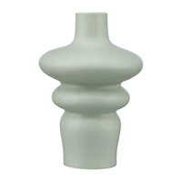 Sage Green Sculptural Decorative Vase