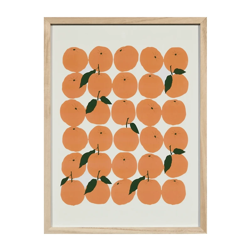 Oranges Printed Framed Art