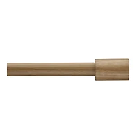 Wood-Effect Cylindrical Decorative Pole