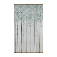 Vertical Trees Oil Painting Canvas
