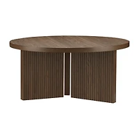 Round table walnut