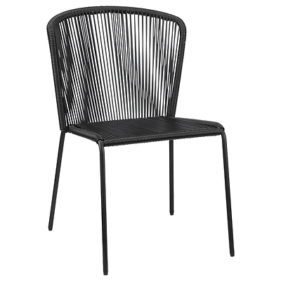 Outdoor Black Dining Chair