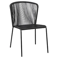 Outdoor Black Dining Chair