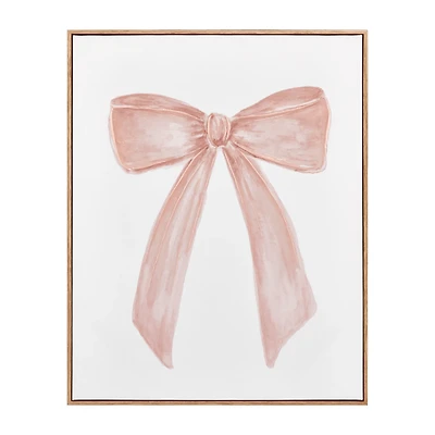 Gel-Embellished Bow Framed Art