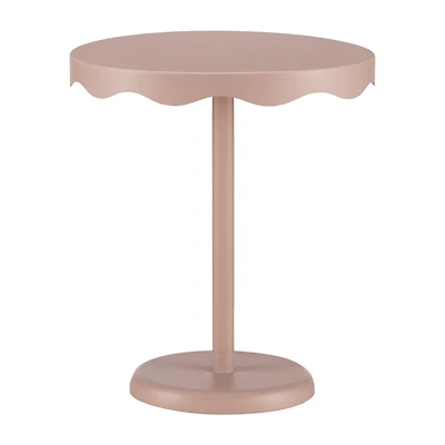 Scalloped Edge Side Table