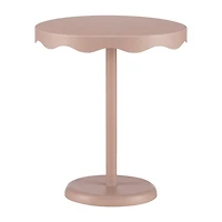 Scalloped Edge Side Table