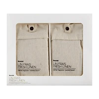 Set of 2 Fresh Linen Scented Pouches