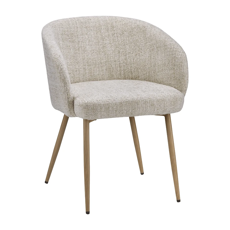 Upholstered Fabric Accent Chair