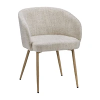 Upholstered Fabric Accent Chair