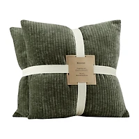 Dark Green Sierra Decorative Cushion Set of 2