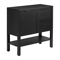 Wooden Buffet with Door and Drawers