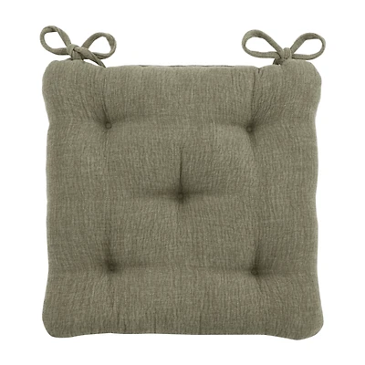 Dark Green Square Chairpad