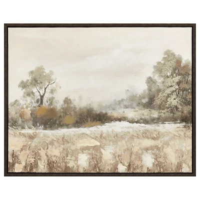 Embellished Country Landscape Framed Art