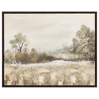Embellished Country Landscape Framed Art