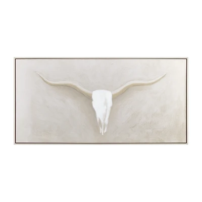 Bull Skull Framed Art