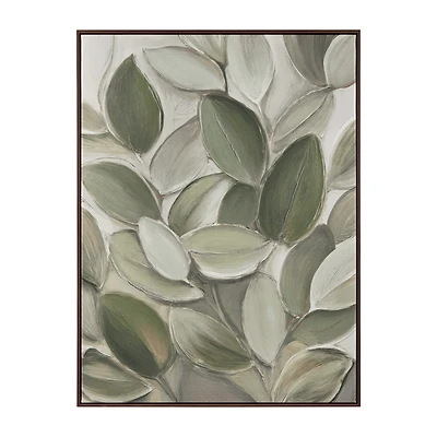 Gel-Embellished Close up Leaves
