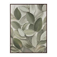 Gel-Embellished Close up Leaves
