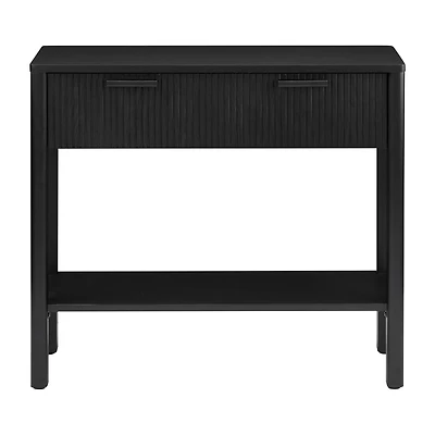 Black Console with Drawers