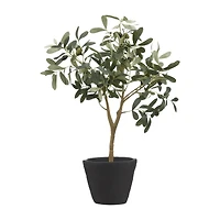 Artificial Olive Tree in Clay Pot