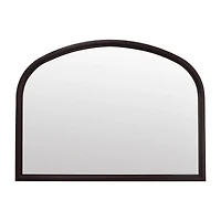 Primavera Dark Brown Arched Mirror Wood Frame