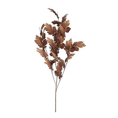Artificial Red Leaves Stem