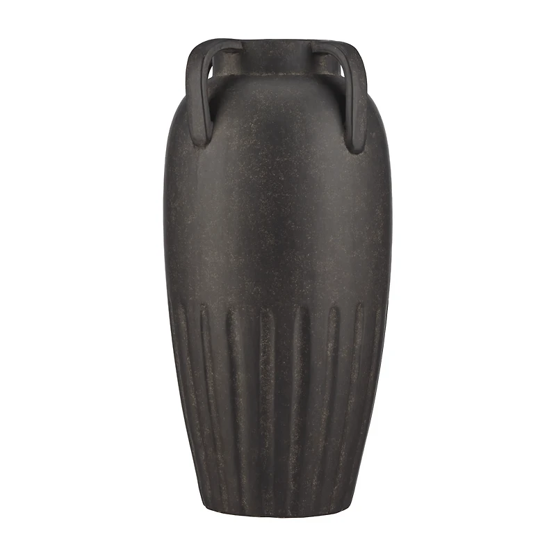 Ceramic Urn Floor Vase with Handles
