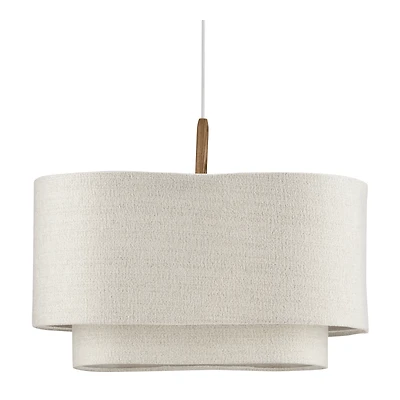 Fabric Ceiling Lamp in Wavy Shape
