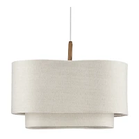 Fabric Ceiling Lamp in Wavy Shape