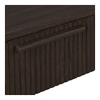 Brown Console with Drawers