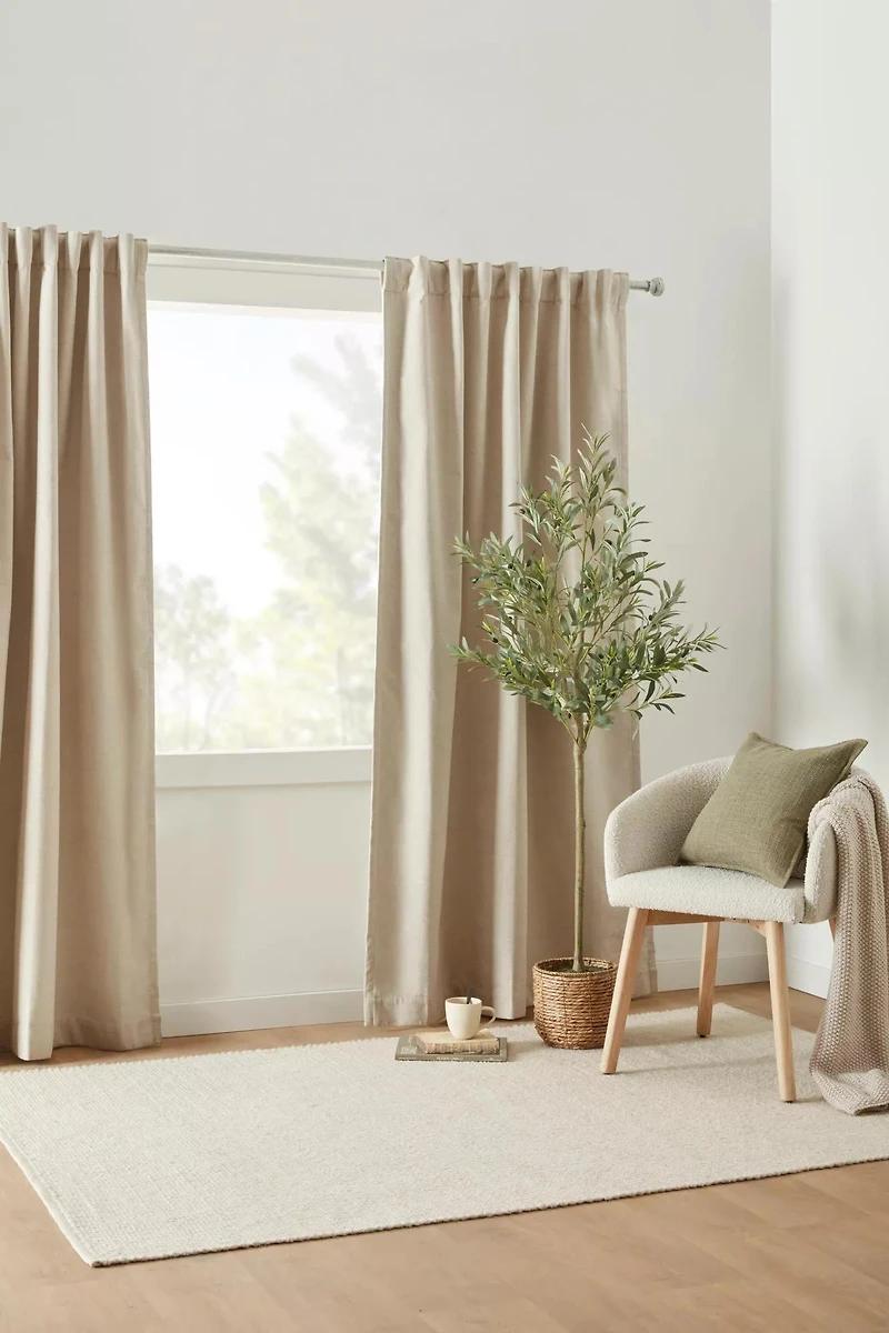 Oatmeal Adrie Blackout Curtain