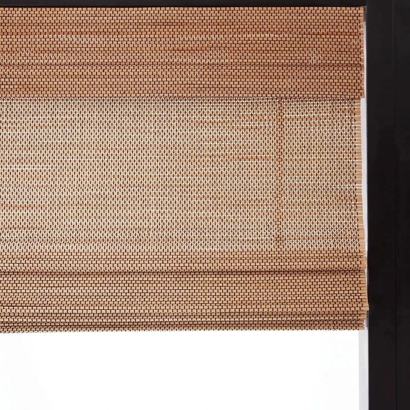 Natural & Black Cordless Bali Shade