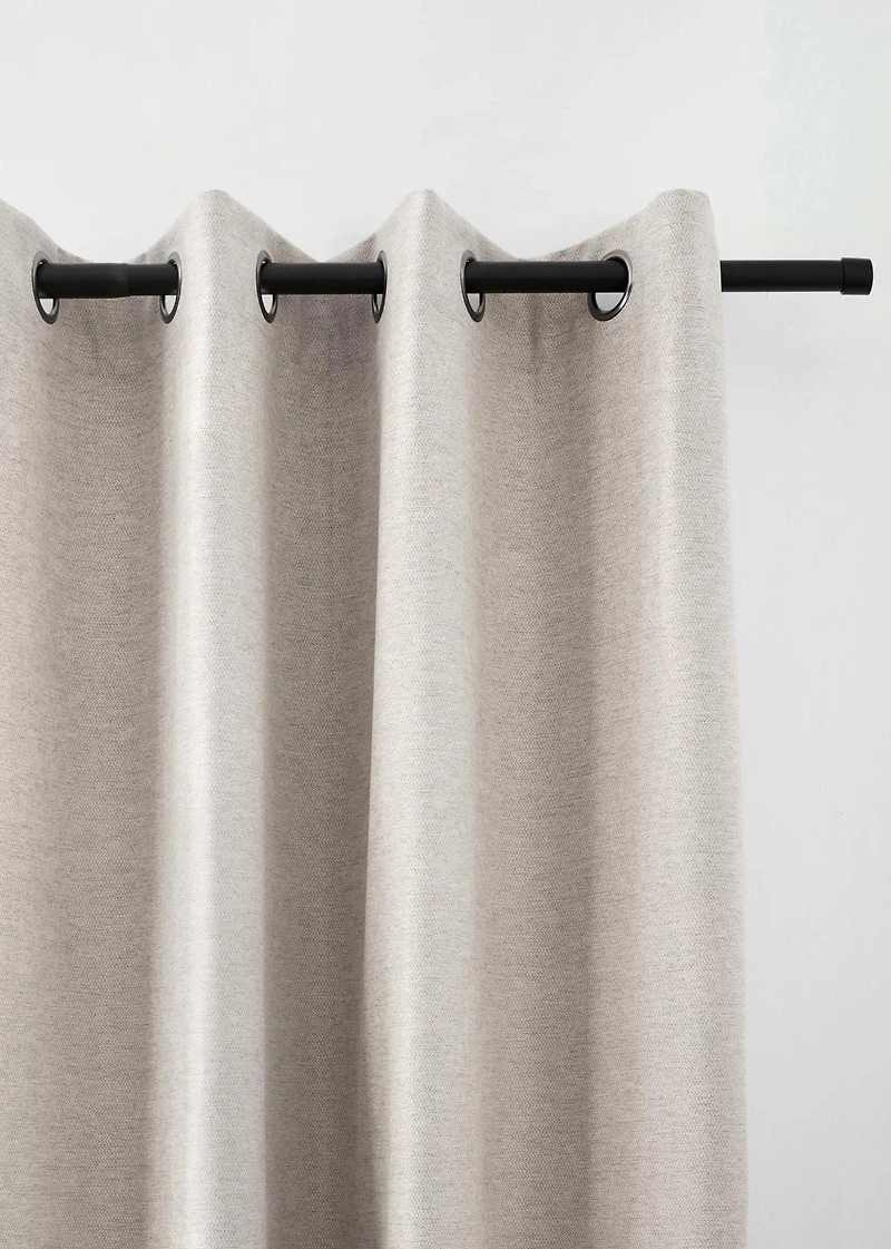 Light Beige Dion Blackout Curtain
