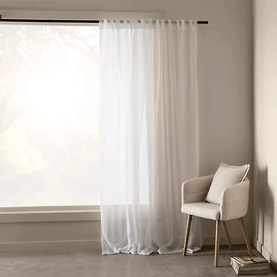 Kacha Rod Pocket Back Tab Sheer Curtain
