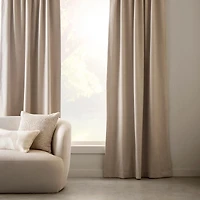 Beige Maika Blackout Curtain