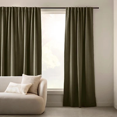 Dark Green Maika Blackout Curtain